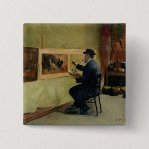 Chapa Cuadrada Charles Felipe Gevens, suegro del artista