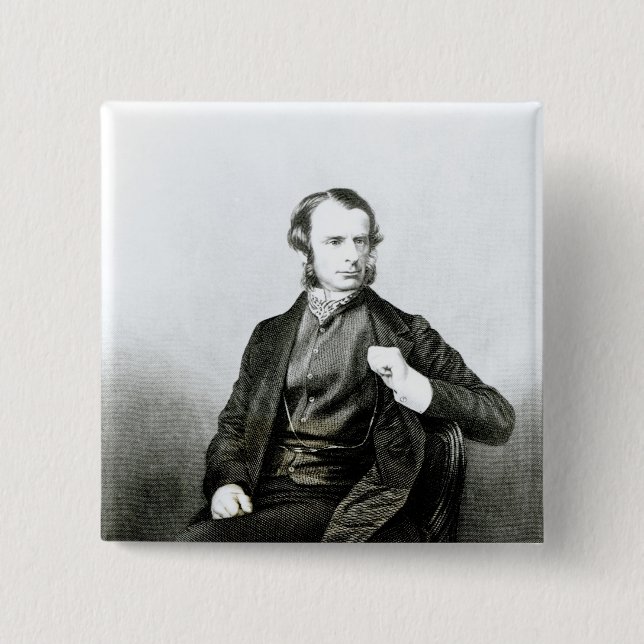 Chapa Cuadrada Charles Kingsley (Anverso)