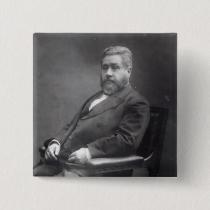Chapa Cuadrada Charles reverendo Haddon Spurgeon