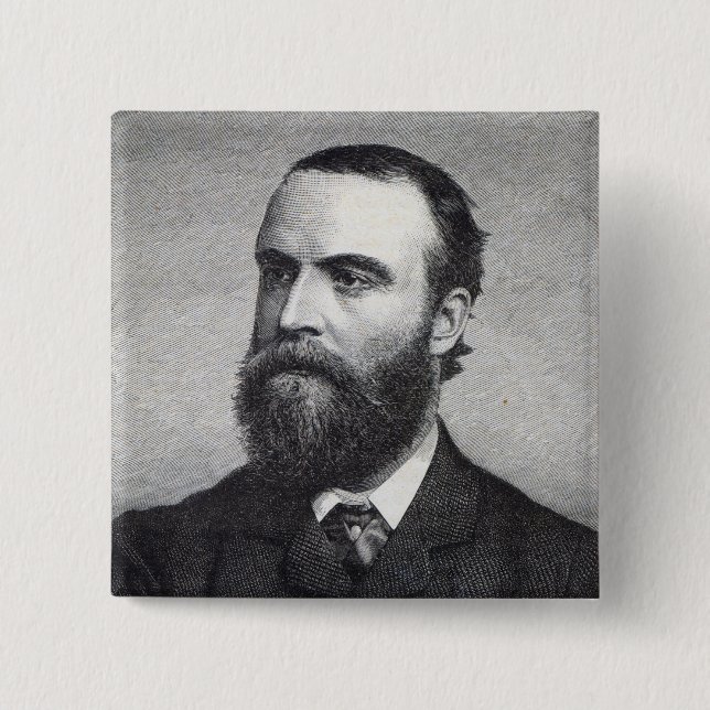 Chapa Cuadrada Charles Stewart Parnell (Anverso)