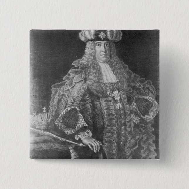 Chapa Cuadrada Charles VI, emperador romano santo (Anverso)
