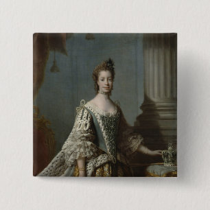 Chapa Cuadrada Charlotte Sophia de Mecklenburg-Strelitz, 1762