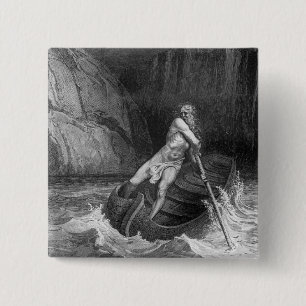 Chapa Cuadrada Charon, el balsero del infierno
