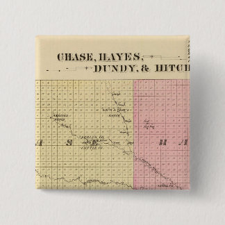 Chapa Cuadrada Chase, Hayes, Dundy y Hitchcock, Nebraska