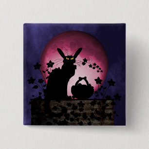 Chapa Cuadrada Chat Noir Easter