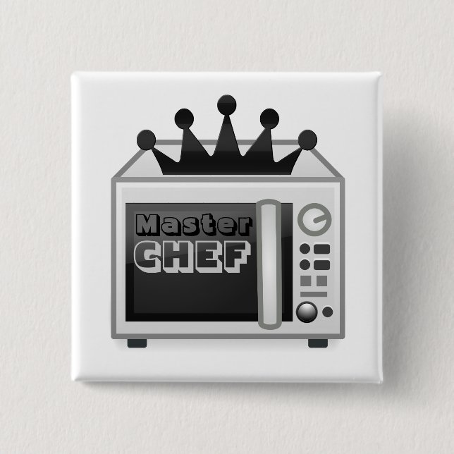 Chapa Cuadrada Chef maestro de microondas (Anverso)