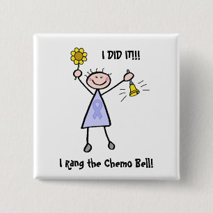 Chapa Cuadrada Chemo Bell - Mujer Cáncer General