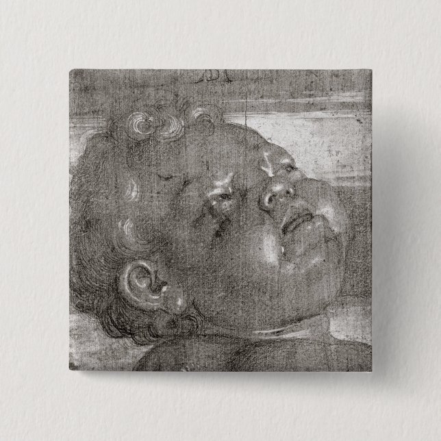 Chapa Cuadrada Cherubim que llora, 1521 (Anverso)