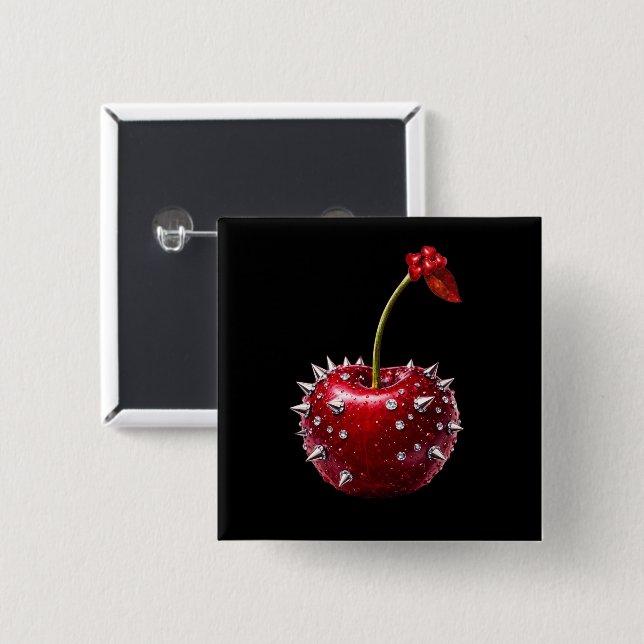 Chapa Cuadrada Chery Rock Style Badge (Anverso y reverso)