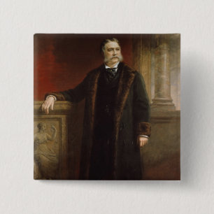 Chapa Cuadrada Chester A. Arthur