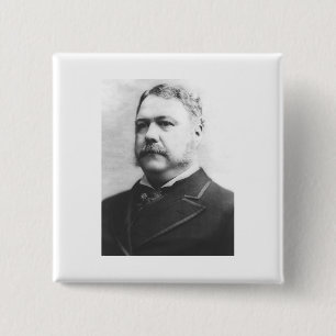 Chapa Cuadrada Chester A. Arthur 21º Presidente