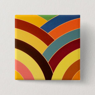 Chapa Cuadrada chevron moderno y elegante de moda