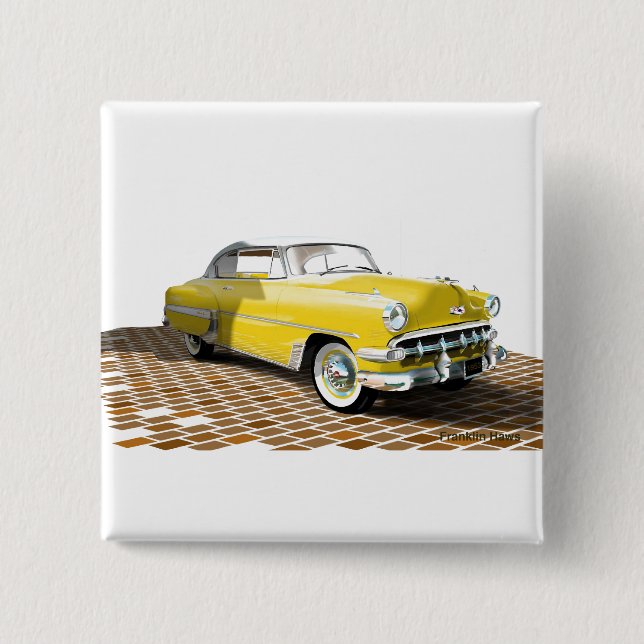 Chapa Cuadrada Chevy 1953 (Anverso)