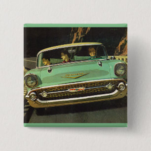 Chapa Cuadrada Chevy Bel Air 1957