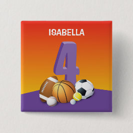 Chapa Cuadrada Chica 4.º Balls Deportiva