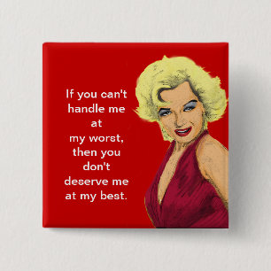 Chapa Cuadrada Chica de Glamour de Blonde