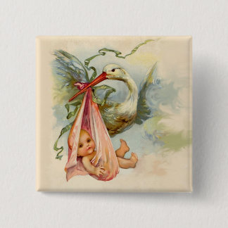 CHAPA CUADRADA CHICA DE HISTORIAS BABY SHOWER PINK