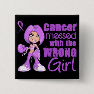 Chapa Cuadrada Chica de With Wrong de general Cancer Messed