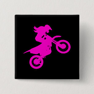 Chapa Cuadrada Chica Dirt Bike