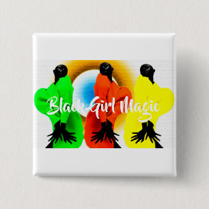 Chapa Cuadrada Chica negro mágico