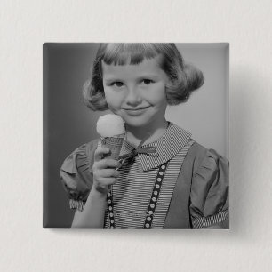 Chapa Cuadrada Chica que come el helado
