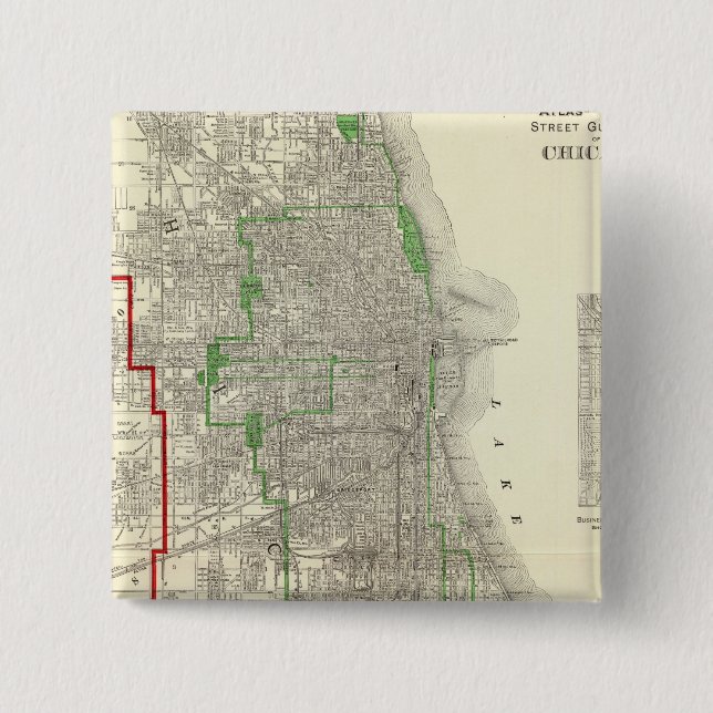 Chapa Cuadrada Chicago (Anverso)