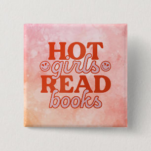 Chapa Cuadrada Chicas Calientes Leen Libros