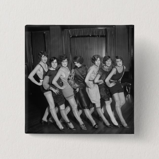 Chapa Cuadrada Chicas de la aleta: 1925 (Anverso)