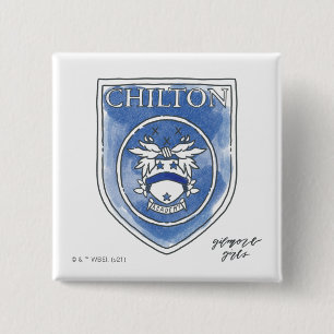 Chapa Cuadrada Chicas Gilmore Insignia acuarela de la Academia C