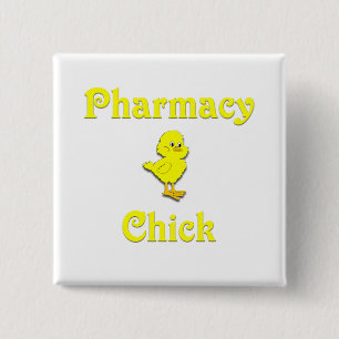 Chapa Cuadrada Chick de farmacia