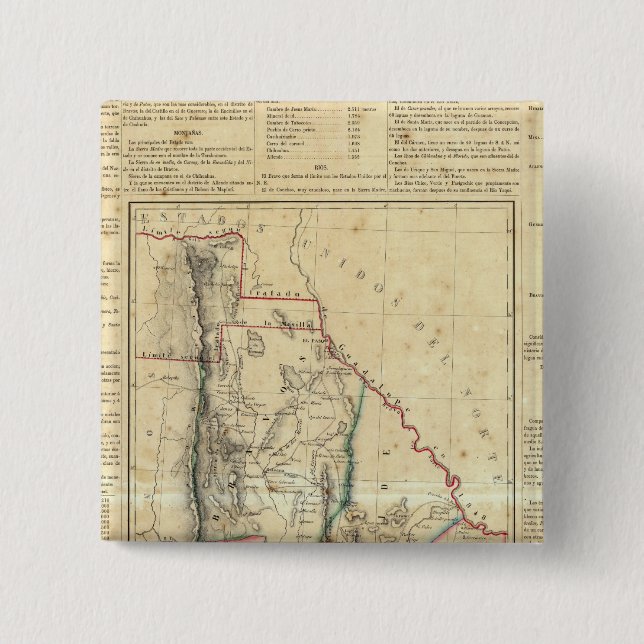 Chapa Cuadrada Chihuahua, México (Anverso)