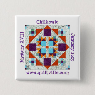 Chapa Cuadrada Chilhowie pin back button