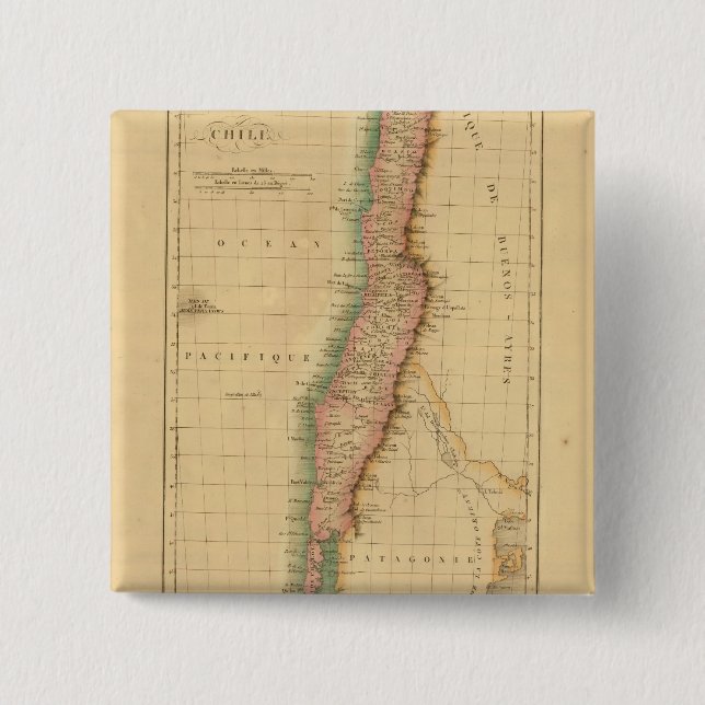 Chapa Cuadrada Chili (Anverso)