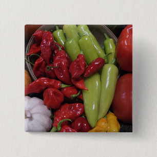 Chapa Cuadrada Chili Peppers