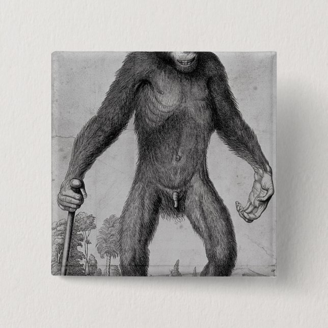 Chapa Cuadrada Chimpancé, 1699 (Anverso)