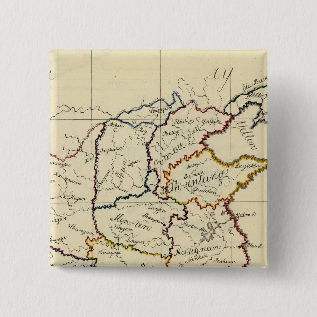 Chapa Cuadrada China, Corea (Anverso)