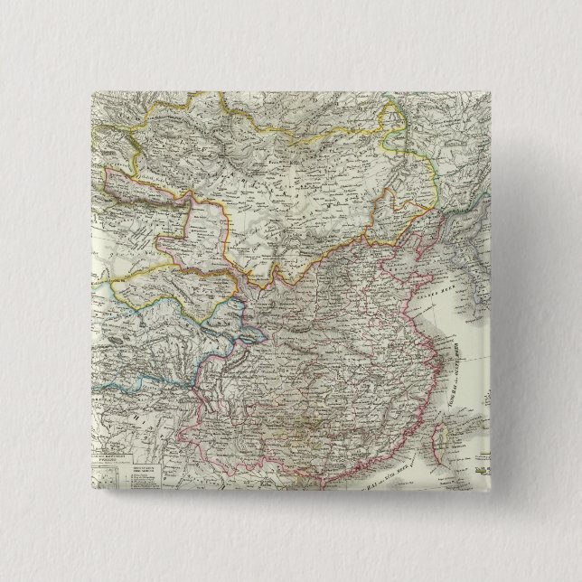 Chapa Cuadrada Chinesische Reich - Imperio Chino (Anverso)