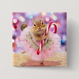 Chapa Cuadrada Chipmunk Plum Fairy