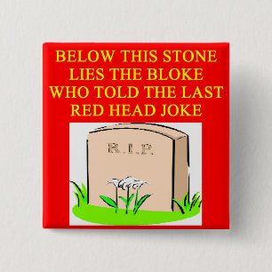 Chapa Cuadrada Chiste del REDHEAD