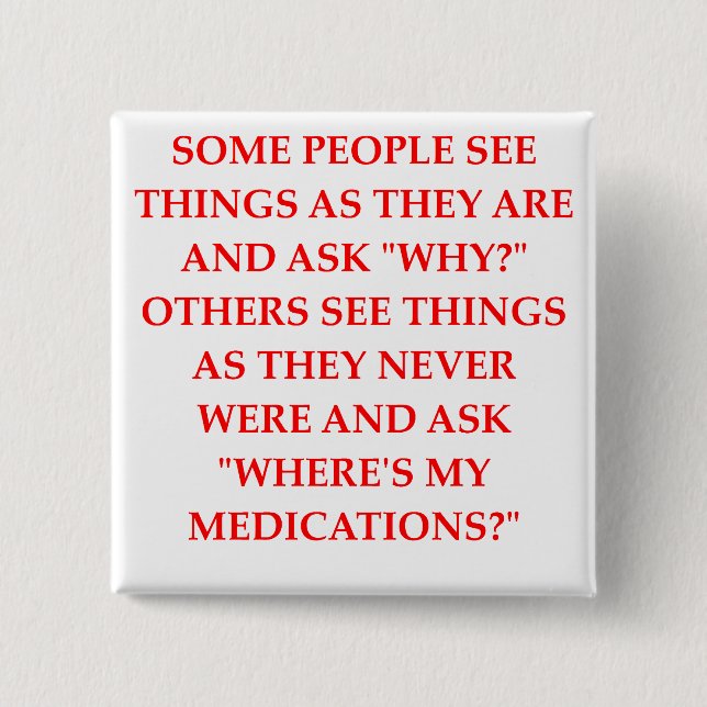 Chapa Cuadrada chiste loco del psiquiatra (Anverso)