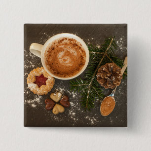 Chapa Cuadrada Chocolate caliente navidades