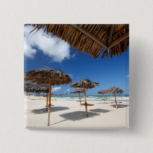 Chapa Cuadrada Chozas |Brazil de la playa (Anverso)