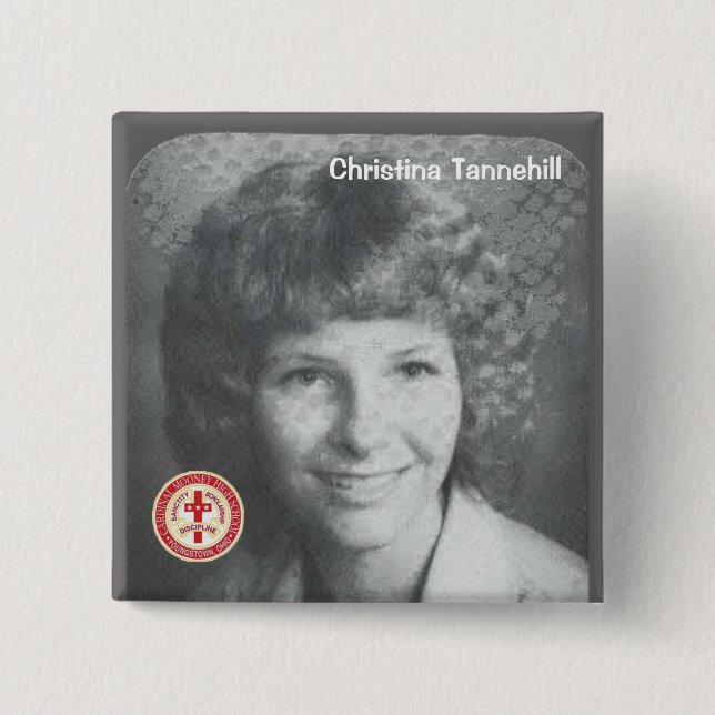 Chapa Cuadrada Christina Tannehill (Anverso)