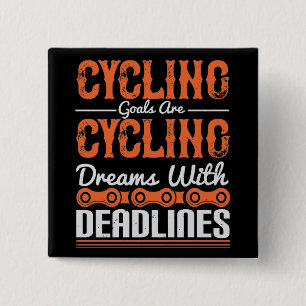 Chapa Cuadrada Ciclismo - Sueños de ciclismo con plazos límite