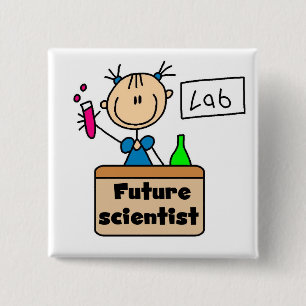 Chapa Cuadrada Científico del Futuro