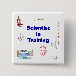 Chapa Cuadrada Científico en formación
