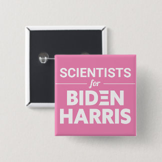 Chapa Cuadrada Científicos para el Personalizado Biden Harris
