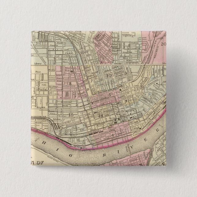 Chapa Cuadrada Cincinnati 2 (Anverso)