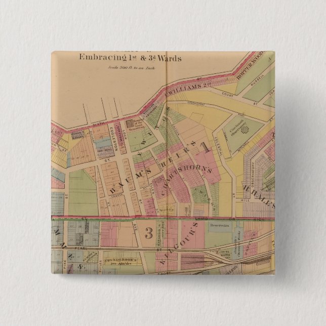 Chapa Cuadrada Cincinnati, Ohio (Anverso)