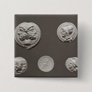 Chapa Cuadrada Cinco monedas